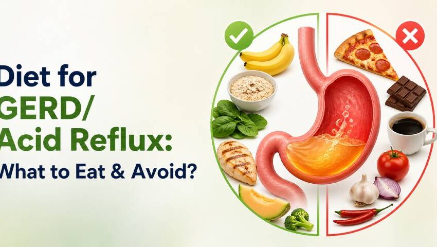 Diet for GERD/Acid Reflux healthy foods recommended by Dr. Kale